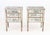 Pair of Chinoiserie Mirrored Chests of Three Drawers, Stiehl Furniture, New York label inside top drawer. 28.5" H x 20.75"...