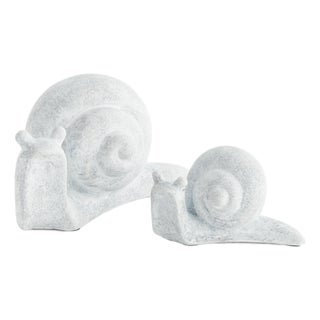 Serene Snails, Set Of 2 For Sale