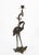 Black Antique Japanese Bronze Pricket Candlesticks, 19th Century, Set of 2 For Sale - Image 8 of 18