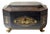 19th Century Chinese Black Lacquer Tea Caddy For Sale