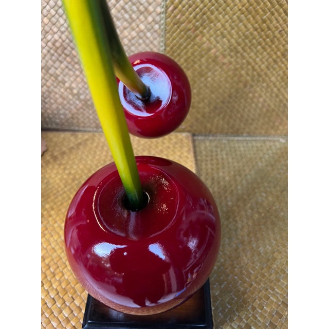 Stunning workmanship in this carved wooden cherry centerpiece! What a stunning addition to add to your decor! Please check...