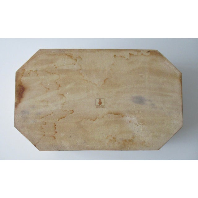 Maitland Smith Large Tessellated Stone, Hinged Keepsake Box For Sale - Image 18 of 18