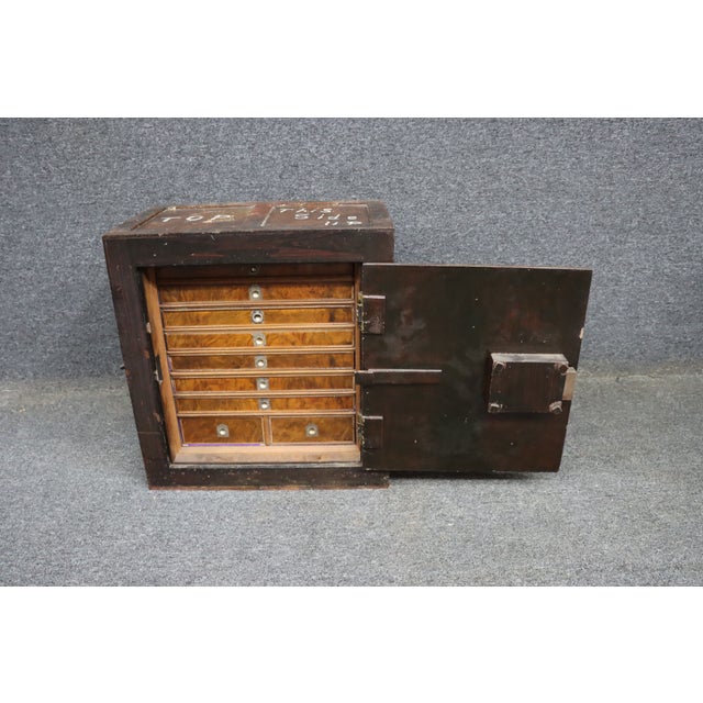 Victorian Carriage Jeweler's Strong Box Safe For Sale - Image 12 of 16