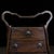 Brown Vintage Chinese Huali Rosewood Three-Drawer Tiered Box With Handle For Sale - Image 8 of 9
