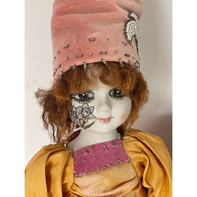 3 Vintage Artist Handmade Porcelain Dolls Signed Cathy Cohen For Sale In Miami - Image 6 of 12