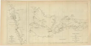 Map of General Roe's Western Australian Expedition, 1852