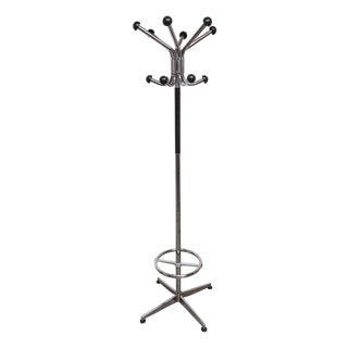 Industrial Coat Rack with Umbrella Stand and Hooks, 1970s For Sale