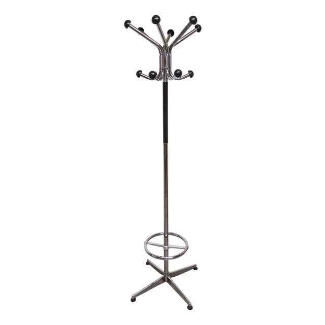 Industrial Coat Rack with Umbrella Stand and Hooks, 1970s For Sale