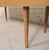 Classic vintage modern table or bench in the style of a George Nelson slat bench. Tight wood slats and tapered cone legs....