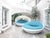 Contemporary Pair of Solpuri “Lagoon” Outdoor Swivel Daybeds by Klaus Nolting For Sale - Image 3 of 18