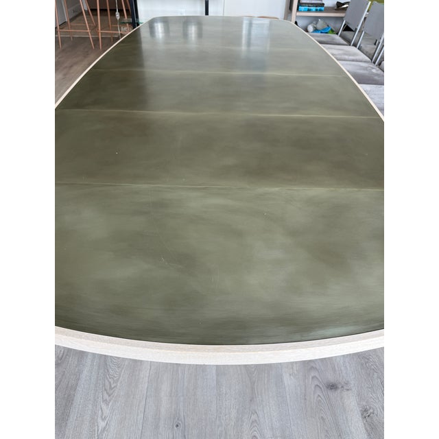 Wüd Green Resin and Wood Dining Table For Sale - Image 12 of 12