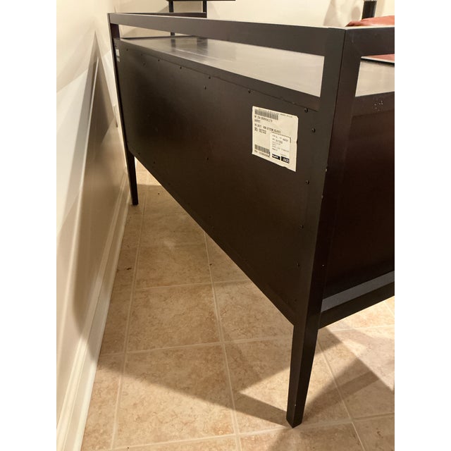 Levin Furniture Transitional Espresso Wood Wine Buffet & Bar Cabinet For Sale - Image 17 of 17