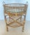 Boho Chic Vintage Rattan Tray Tables, Glass Insert, a-Pair For Sale - Image 3 of 14