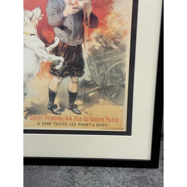 Paper Framed Cacao Lacté De Ch. Gravier Poster Reproduction For Sale - Image 7 of 12