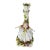 Antique Von Schierholz German Porcelain Courtly Lady Figural Candlestick With Applied Roses and Leaves . Dresden Style For Sale