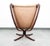 1960s 1960s Mid Century Danish Modern Lounge Chair Tan Brown Leather Attributed to Sigurd Ressell Falcon For Sale - Image 5 of 12