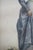 Antique French 1820s Collection of Tuscan Fashion Costume Engravings 26" For Sale - Image 9 of 18