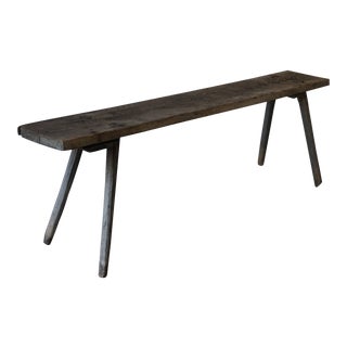 19th Century Antique Swedish Garden Bench For Sale