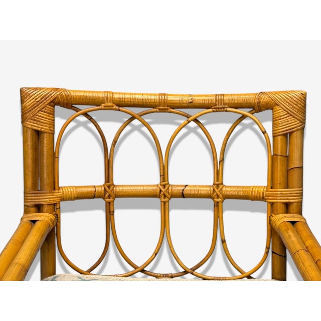 Bielecky Brothers, Modern, Single Lounge Chair, Cane, Bamboo, Usa, 21st C. For Sale - Image 10 of 12