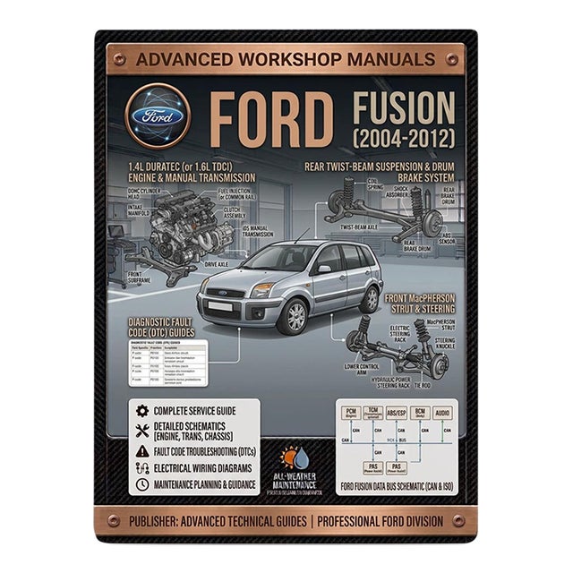 Ford Fusion 2004-2012, Car Repair Manual, Workshop Guide Book For Sale