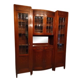 1920s Antique Danish Wall Unit For Sale