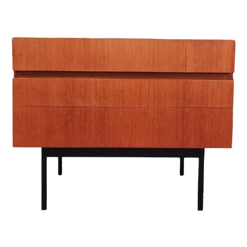 Teak Chest of Drawers and Cutlery Cabinet by Dieter Wäckerlin for Behr, 1960 For Sale