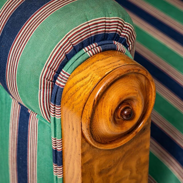 Green Biedermeier Sofa in Ashwood, 1830 For Sale - Image 8 of 10