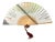 1990s Chinoiserie Hand Painted Fan For Sale