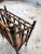Brown 1970s Chic Wood Faux Bamboo Magazine Rack For Sale - Image 8 of 11