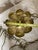 Vintage Plug in Light Chandelier Brass Feldman Lotus Flower Pendant Mid Modern For Sale - Image 10 of 15