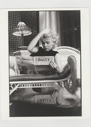 Marilyn Monroe Print of 1988 from Original Negative, 1955