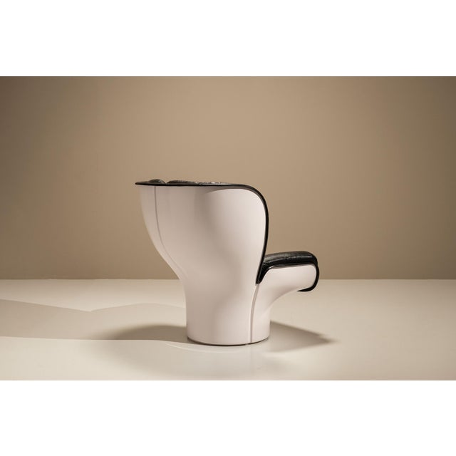 Joe Colombo Set of Elda Chair and Ottoman by Joe Colombo for Comfort, Italy, 1970s, Set of 2 For Sale - Image 4 of 15