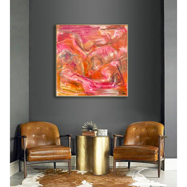 "Angel" by Trixie Pitts Abstract Expressionist Oil Painting For Sale - Image 9 of 10