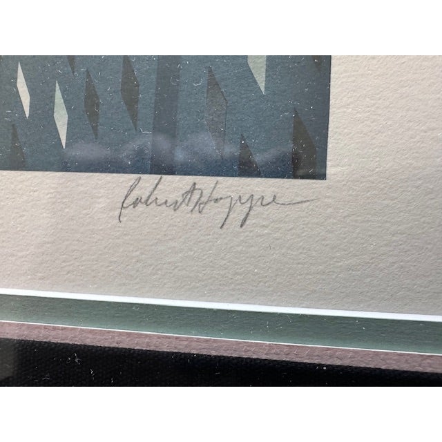 Contemporary 1980s Rooftop Serenade Lithograph, by Robert Hoppe. Signed and Numbered For Sale - Image 3 of 7