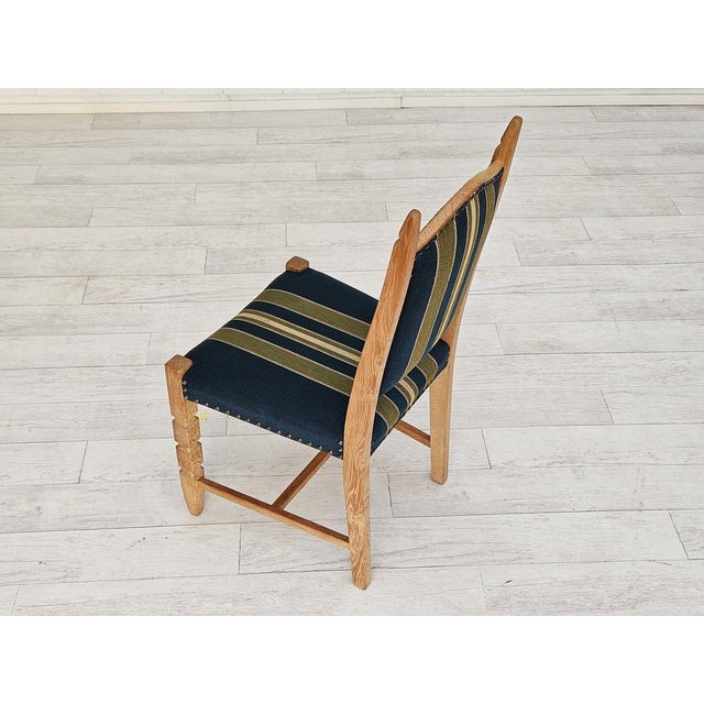 1970s Danish Dining Chairs in Furniture Wool, 1970s, Set of 6 For Sale - Image 5 of 18