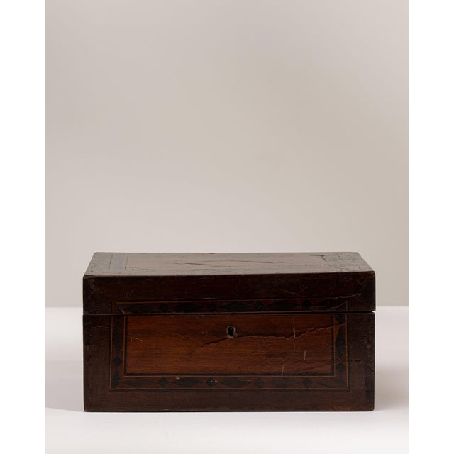 19th Century France Gray Wood Box For Sale - Image 14 of 18