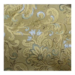 Embroidered Style Very Rare, Gold, Rich, Classy, Luxurious Fabric, Great for Upholstery, Drape and Bed Spread For Sale