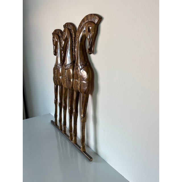 Frederick Weinberg 'Three Horses' Wall Sculpture Chairish