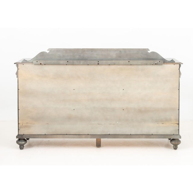Ethan Allen "Saxon" Gray Wood Sideboard For Sale - Image 9 of 9