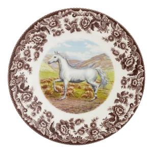 Spode Woodland Horses Salad Plate 8", Arabian