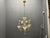 Glass Venetian Murano Glass 3-Light Chandelier, 1960s For Sale - Image 7 of 11