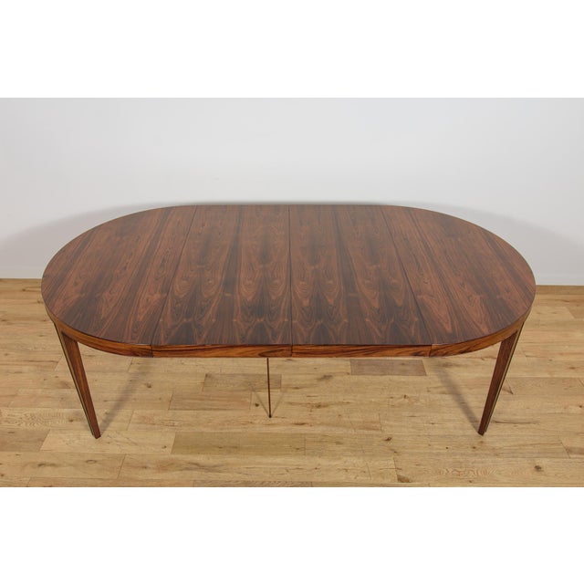 Mid-Century Modern Extendable Dining Table in Rosewood by Severin Hansen for Haslev Møbelsnedkeri, Denmark, 1960s For Sale - Image 12 of 18