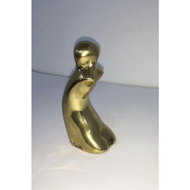 Italian Bronze Abstract Sculpture by Pietro Perin, 1980 For Sale - Image 13 of 18