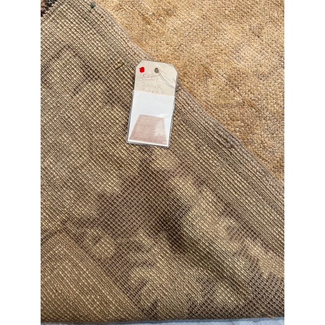 19th Century Tribal Turkish Oushak Rug 9'7'' X 8'7'' For Sale - Image 4 of 5