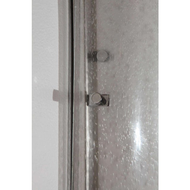 Contemporary Chrome, Acrylic and Glass Sconce For Sale - Image 3 of 8