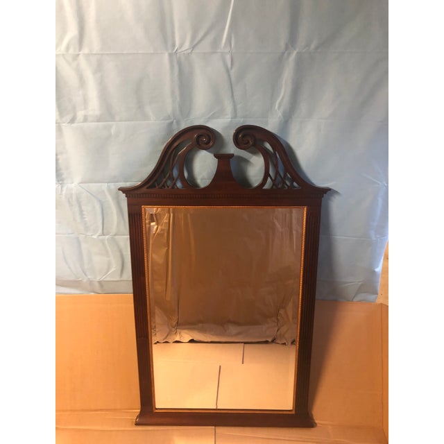 Wall mirror for dresser or mantel. Henkle Harris manufactured in 2007. Excellent condition.