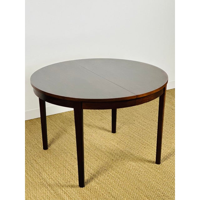 Rosewood Dining Table with Extension, 1960s For Sale - Image 15 of 15