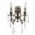 Metal Antique Neoclassical Bronze and Gold Sconces, Set of 2 For Sale - Image 7 of 7