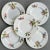Early 20th Century Minton Porcelain Small Bread Plates in a Flower Sprig Pattern - Set of 5 For Sale - Image 13 of 13