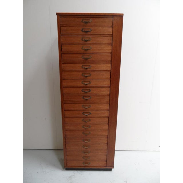 Vintage Watchmaker's Cabinet with Drawers, 1950s For Sale - Image 12 of 12